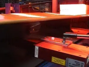 Contact free speed measurement of rotating cylinders, rollers and drive rollers